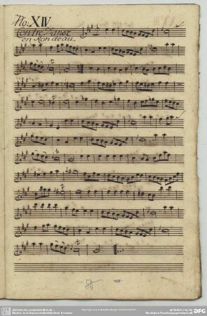 14. Anonymus, Contredanses, A-Dur