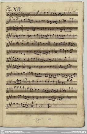 14. Anonymus, Contredanses, A-Dur