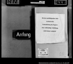 Allodifikation der Lehen der Familie von Steinberg in Brüggen und Bockenem