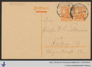 Postkarte, 05.05.1920