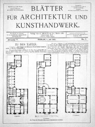 No 7, 1. Juli 1892