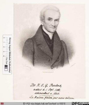 Bildnis Heinrich Eberhard Gottlob Paulus