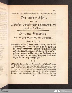 Die zehnte Betrachtung [...]