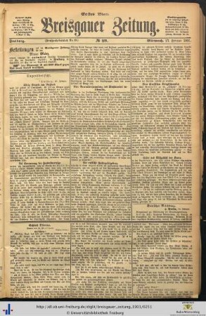 27.02.1901 (Erstes Blatt)