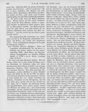 Brescius, C. F.: Carl Friedrich Brescius Predigten, Reden und ausgeführte Predigtentwürfe für alle Sonn- und Festtage des ganzen Jahres und für ausserordentliche Fälle. Zum Besten der Brescius-Stiftung hrsg. von C. W. Spieker. Berlin: Amelang 1845