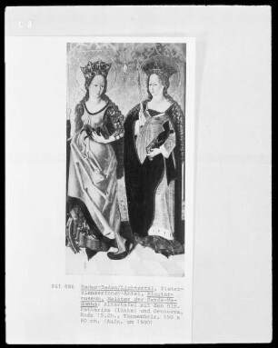 Heilige Katharina und heilige Genoveva