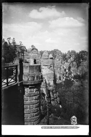 Sächsische Schweiz, Basteibrücke und Kleiner Wehlturm