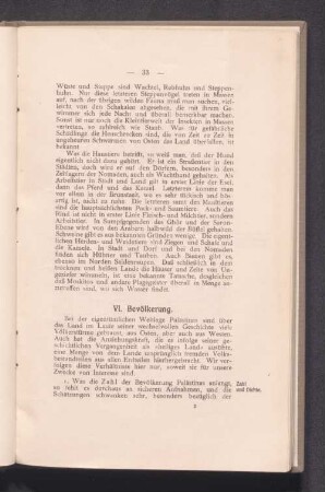 VI. Bevölkerung.