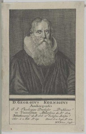 Bildnis des Georgivs Koenigivs