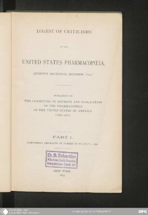 1: Comprising Abstracts of Papers up to July 1, 1896