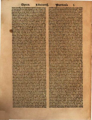 ... pars Spec. Gullielmi duranti : cu[m] additionibus Joan. an. et Bal. vna cu[m] nouis additionibus ... Henricus Ferran. ..., 3/4