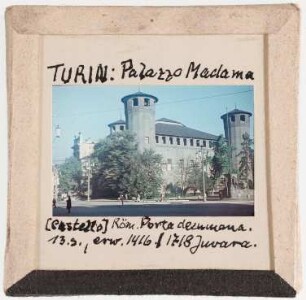 Turin: Palazzo Madama (Foto 1944)