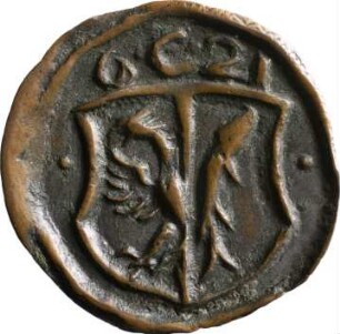 Münze, Pfennig, 1621