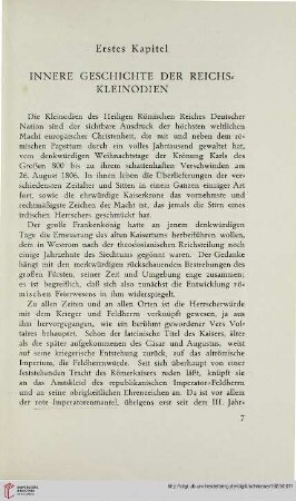 Erstes Kapitel: Innere Geschichte der Reichskleinodien