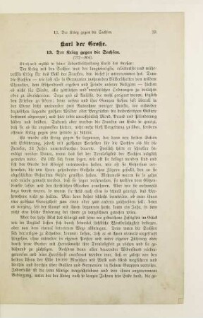 13. Der Krieg gegen die Sachsen. (772 - 804)