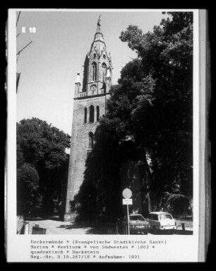 Evangelische Stadtkirche Sankt Marien — Kirchturm