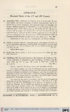 Literature (No. 161 - 199)