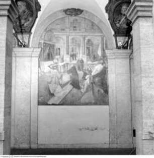 Freskenzyklus zum Leben des heiligen Franziskus von Paola, Die letzte Kommunion des Heiligen