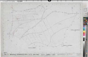 Siedlinghausen (Winterberg), Flurbereinigung Siedlinghausen, Bl. 34 Zuteilungskarte Siedlinghausen Flur 9