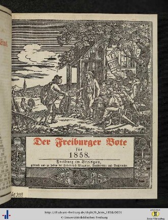 28. Jg.: Der Freiburger Bote: Ein nützlicher und unterhaltender Haus- und Wirthschaftskalender