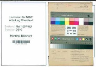 Entnazifizierung Bernhard Mehring , geb. 08.05.1893 ()