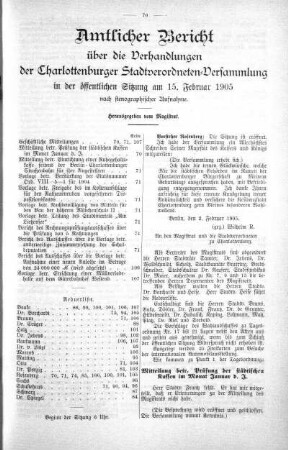 15. Februar 1905
