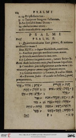 [Psalmi, Proverbia, Job, Canticum Canticorum, Ruth, Threni, Ecclesiastes, Esthera, Daniel, Ezra, Nehemia, Chronicorum]