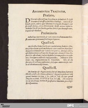 Argumentum Tractatus.