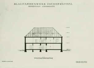 Zschopauthal, Blaufarbenwerk, Rekonstr., 1954