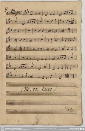 9. Allegro, E-Dur