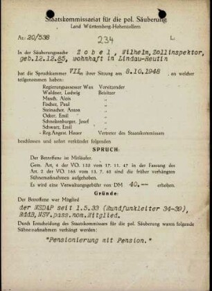 Zobel, Wilhelm
