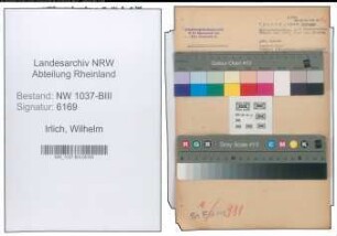 Entnazifizierung Wilhelm Irlich , geb. 04.01.1904 (Landarbeiter)