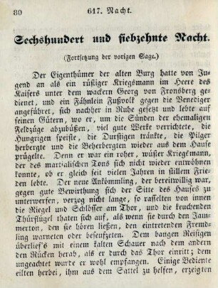 Sechshundert und siebzehnte Nacht