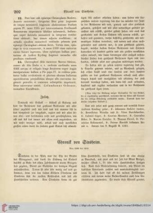 Chronik von Sinsheim