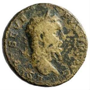 Münze, Sesterz, 210 n. Chr.