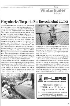 Hagenbecks Tierpark: Ein Besuch lohnt immer
