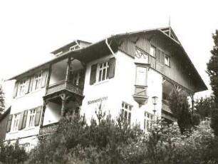 Bärenfels, Böhmische Straße 11. Haus "Sonnenhöhe"
