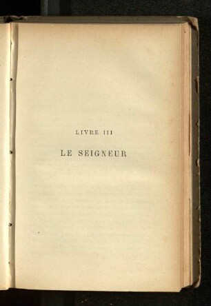 Livre III Le Seigneur