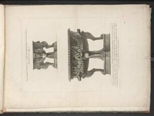 Zwei Dreifüße (Piranesi, Vasi, Candelabri, Cippi, Sarcofagi, Tripodi Lucerne ed ornamenti antichi)