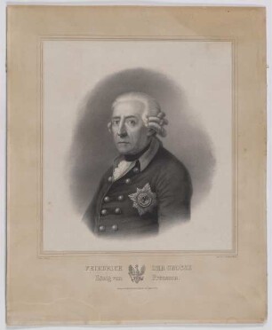 Bildnis des Friedrich der Grosse, König von Preussen