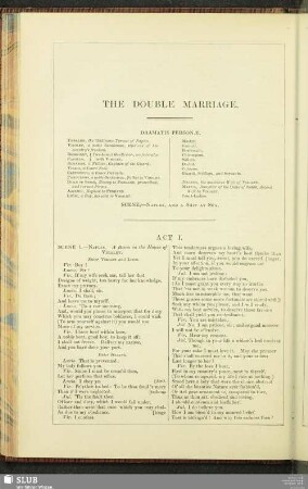 The Double Marriage
