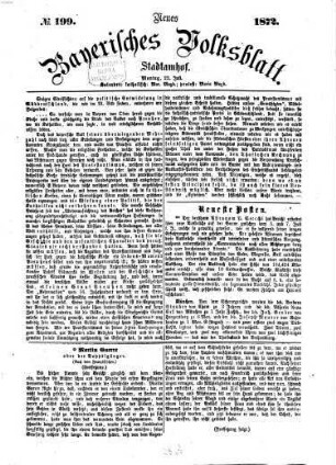 Neues bayerisches Volksblatt. 1872, 7 - 12