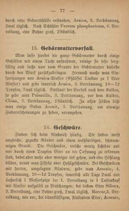 16. Geschwüre