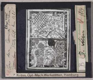 München, Bayerische Staatsbibliothek: Cod. Lat. 4660 (Carmina Burana), ideale Waldlandschaft