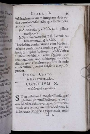 Consilium X. In dolore oris ventriculi