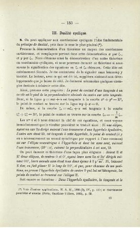 LES COORDONNÉES CYCLIQUES.