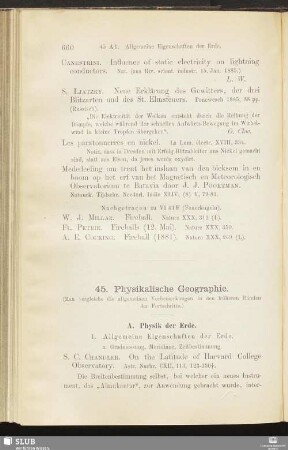 45. Physikalische Geographie