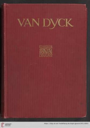 Van Dyck : des Meisters Gemälde