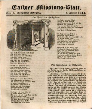 Calwer Missionsblatt : eine allg. ill. Missionszeitschr. 17. 1844