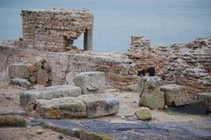Insel Sardinien - Römische Siedlungsruine : Ehemal. römische Siedling Tharros bei Oristano an der Westküste, aufgenommen 2006 auf Sardinien